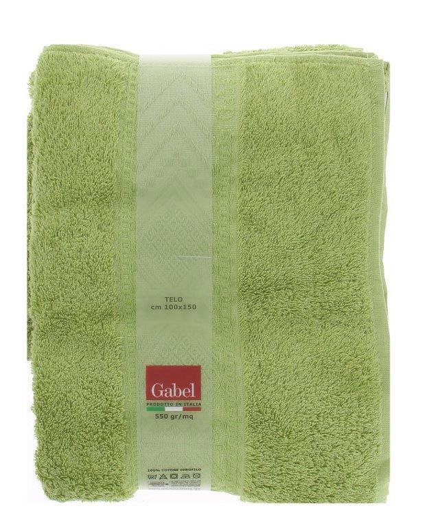 Telo  Spugna Cm100x150 Verde Muschio Gabel - Foto 1
