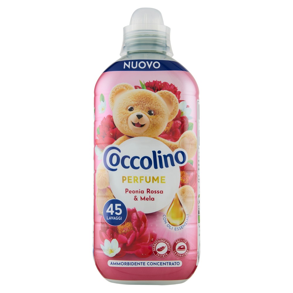 Ammorbidente Concentrato Peonia Rossa E Mela Coccolino 45 Lavaggi - Foto 1