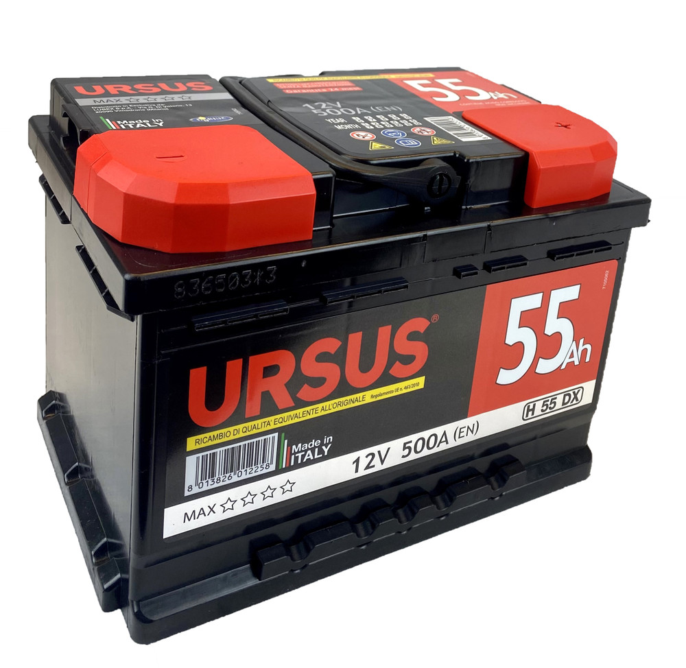 Batteria Per Auto 55 A/H Ursus Max Con Maniglia - Foto 1