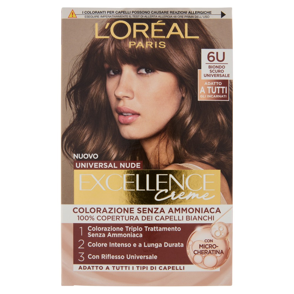 Colorazione Capelli Nude Biondo Scuro Excellence 6u - Foto 1