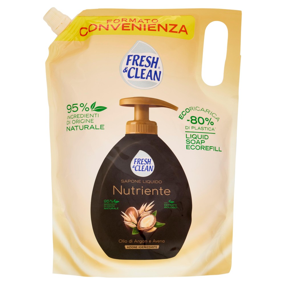 Ecoricarica Sapone Liquido Nutriente Olio Argan Fresh & Clean - Foto 1