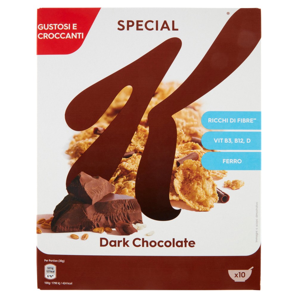 Cereali Special K Dark Con Cioccolato Fondente E Vitamine Kellogg's - Foto 1