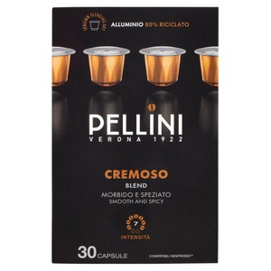 Caffe' Miscela Cremoso Capsule Compatibili Nespresso Pellini,Conf.30 - Foto 1