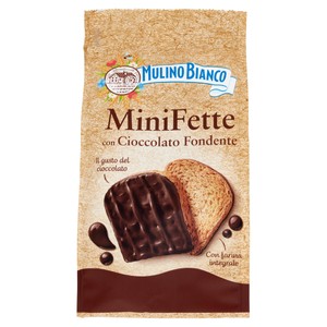 Mini Fette Biscottate Con Cioccolato Fondente Mulino Bianco - Foto 1