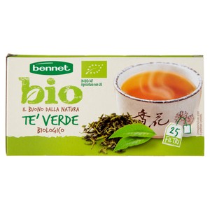 Tè Verde Biologico In Filtri 25x1,75g Bennet Bio - Foto 1