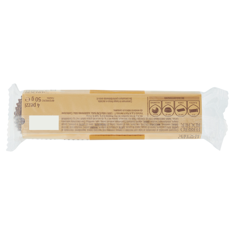Cioccolatini Al Cioccolato E Nocciole 4x12,5g Ferrero Rocher - Foto 3
