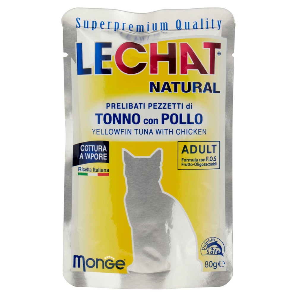 Alimento Umido Per Gatti Natural Tonno Con Pollo Lechat - Foto 1