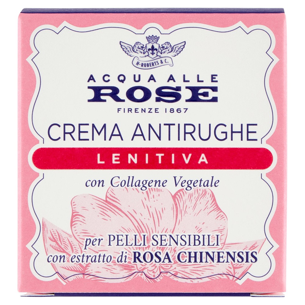 Crema Antirughe Lenitiva Acqua Alle Rose - Foto 1