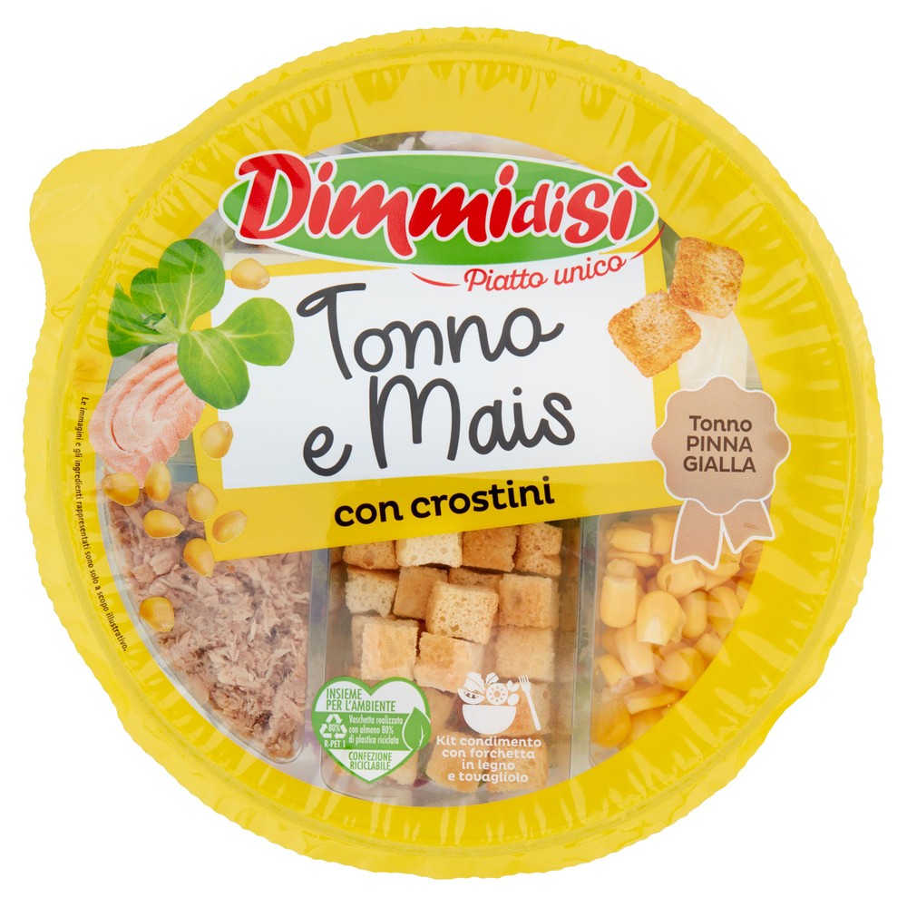 Piatto Unico Tonno Mais E Crostini - Foto 1