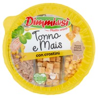 Piatto Unico Tonno Mais E Crostini Piatto Unico Tonno Mais E Crostini