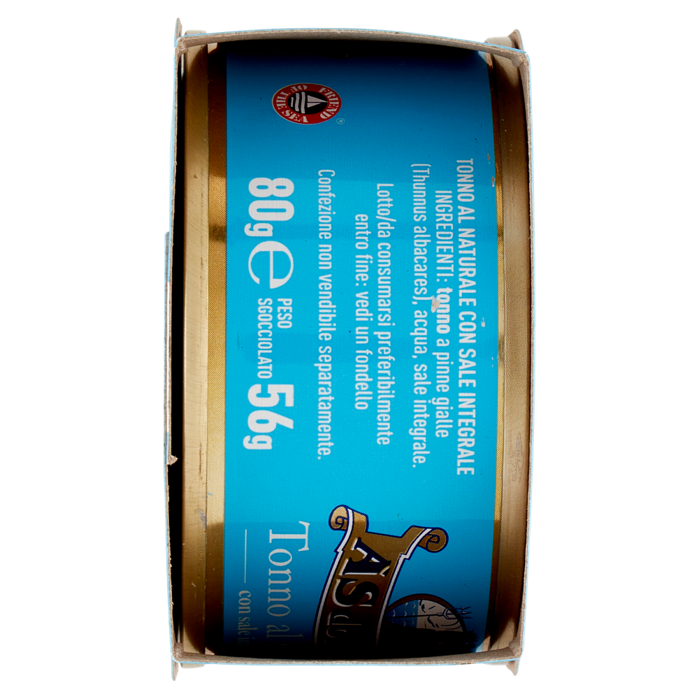 Tonno Al Naturale Con Sale Integrale 3x56g Asdomar - Foto 2