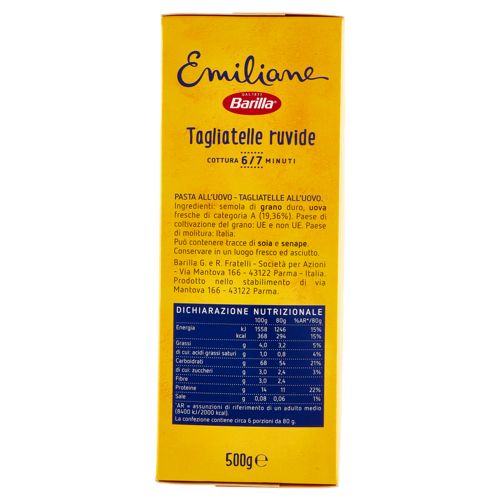 Pasta Tagliatelle All'uovo Emiliane Barilla - Foto 2