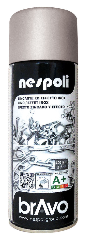 Spray Acrilico Effetto Acciaio Inox Nespoli Ml.400