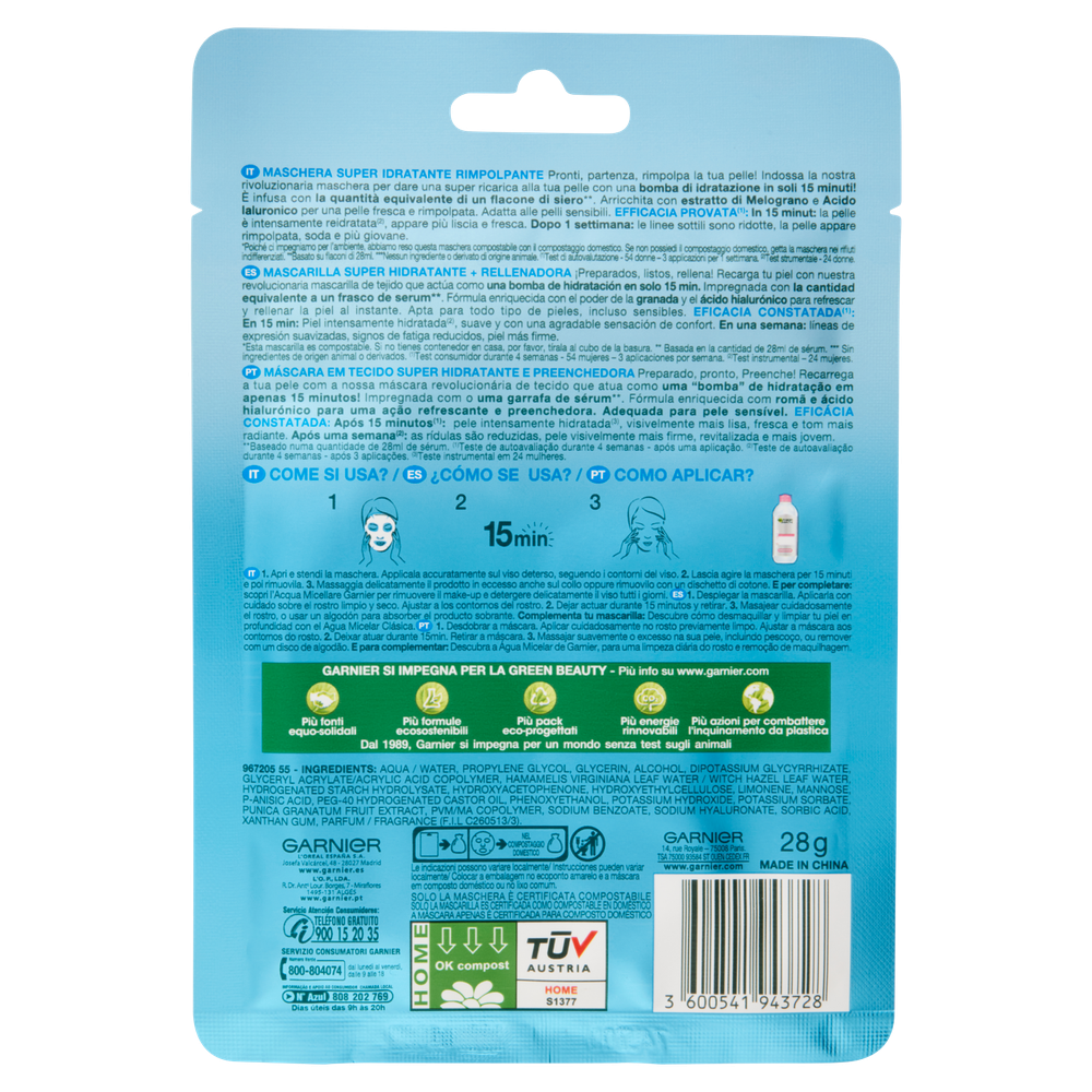 Maschera Viso Energizzante Garnier - Foto 3