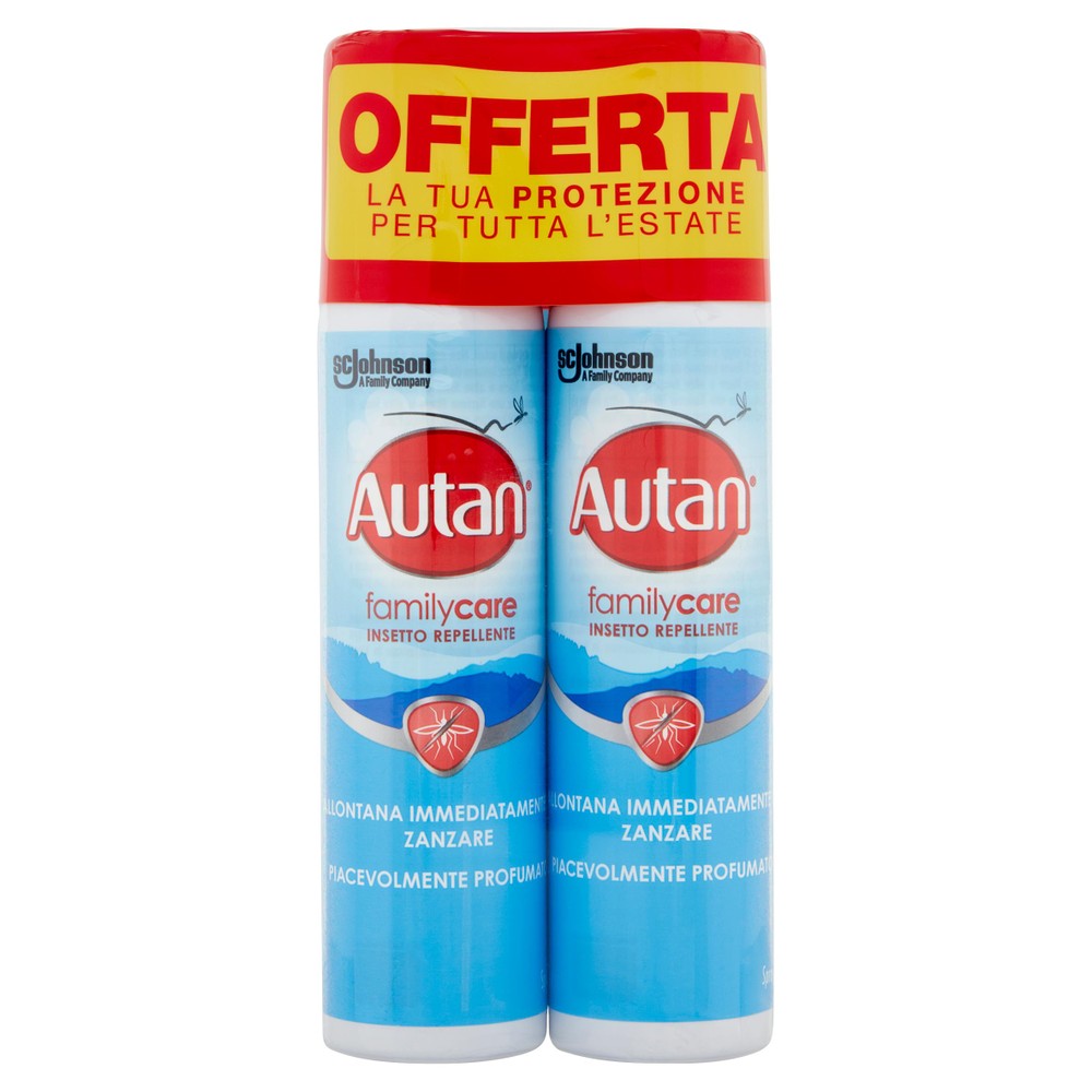 Antizanzare Tigre E Insetto Repellente Autan Family Care 2 Da Ml.100 - Foto 1