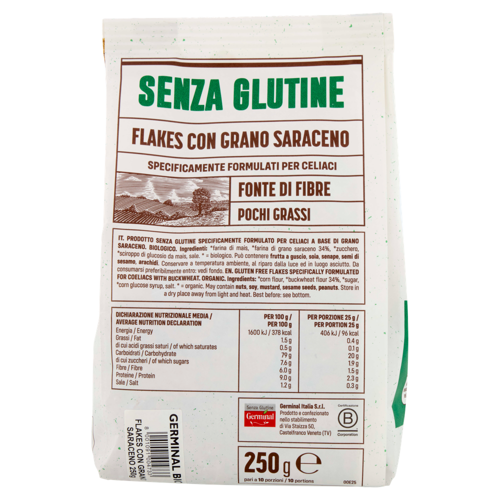 Flakes Con Grano Saraceno Senza Glutine Germinal - Foto 3