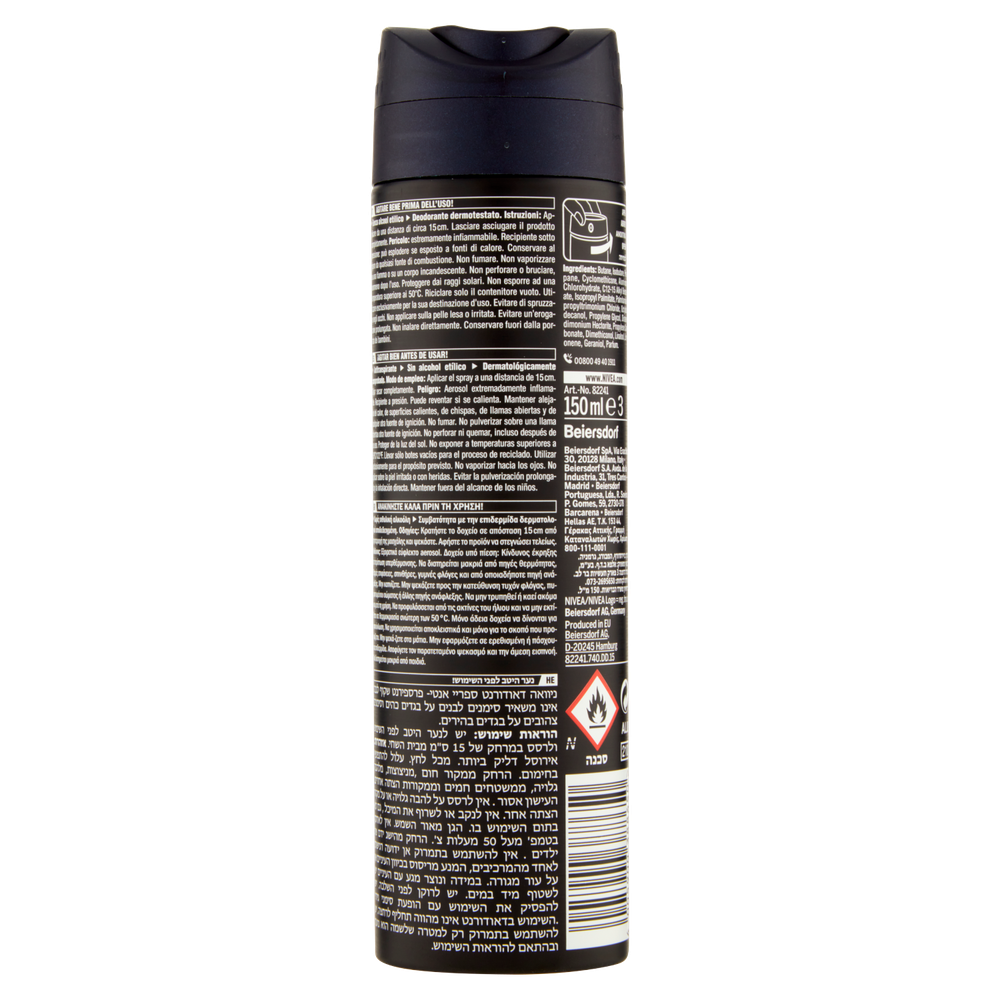 Deodorante Spray Man Black & White Nivea