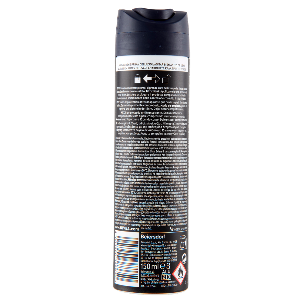 Deodorante Spray Man Black & White Nivea - Foto 3