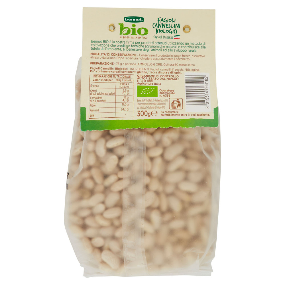 Fagioli Cannellini Da Agricoltura Biologica Bennet Bio - Foto 3
