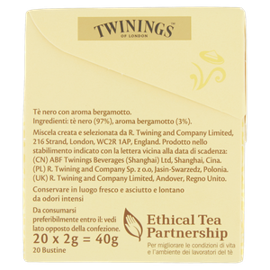 Tea Twinings Classics Earl Grey 20 Filtri