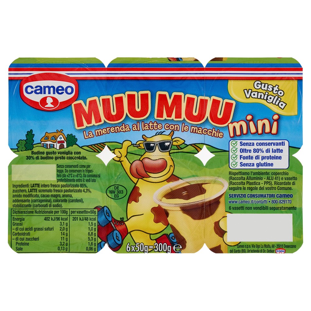 Muu Muu Mini Vaniglia Senza Conservanti E Glutine Muu Muu - Foto 1