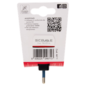 Adattatore Triplo Con Spina 10a Prese Pluristandard 2p+t Polypool - Foto 3