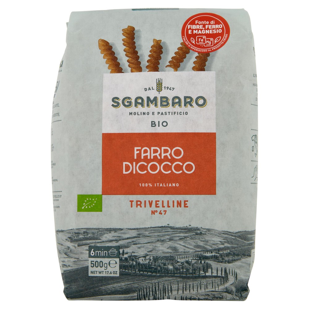 Pasta Trivelline N.47 Di Farro Dicocco Bio Sgambaro - Foto 1