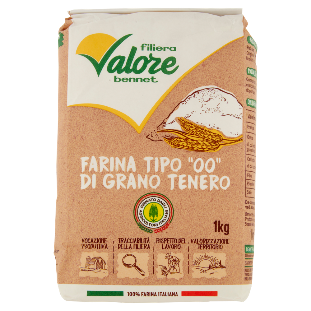 Farina Tipo "00" Di Grano Tenero Filiera Valore Bennet - Foto 3