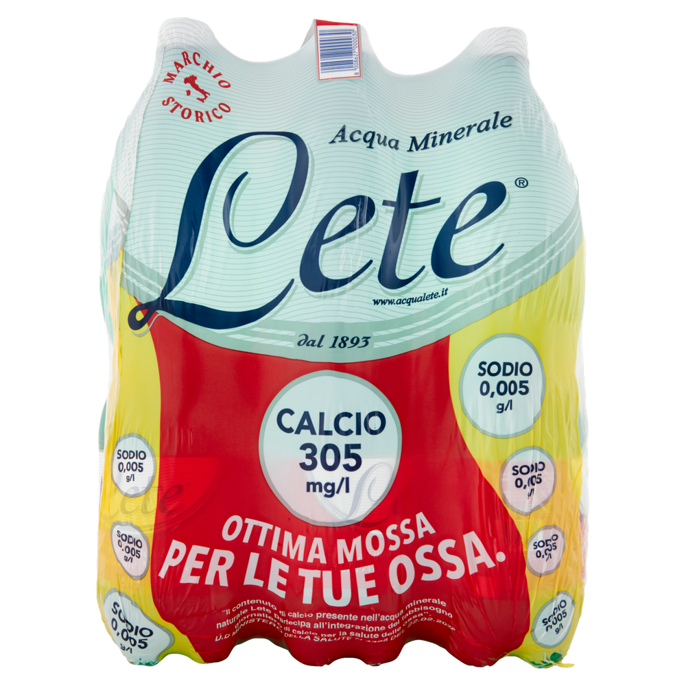 Acqua Effervescente Naturale Lete 6 Da L.1,5 - Foto 3