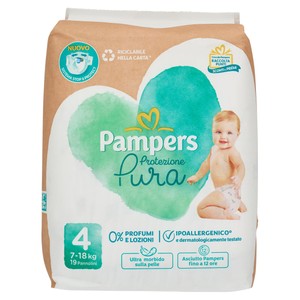 Pannolini Protezione Pura, Taglia 4 Maxi (7-18 Kg) Pampers - Foto 1