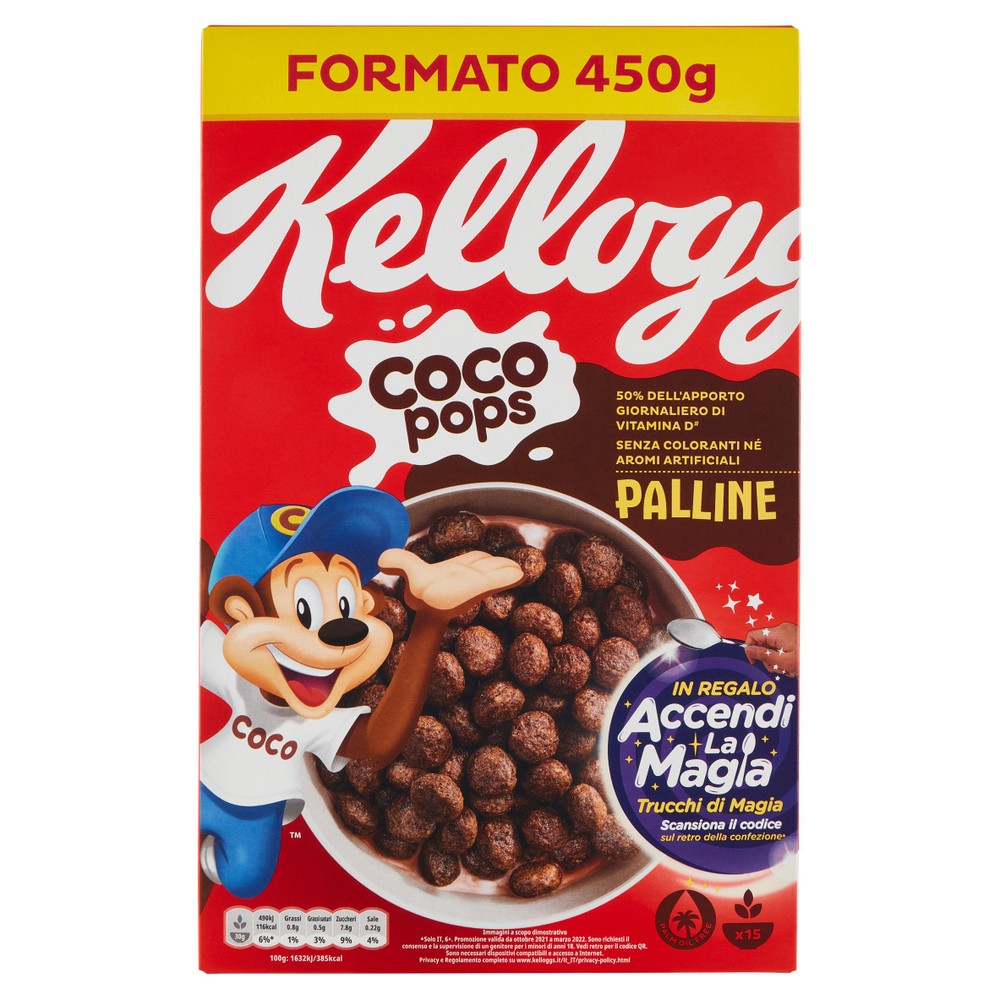 Cereali Coco Pops Palline Kellogg's