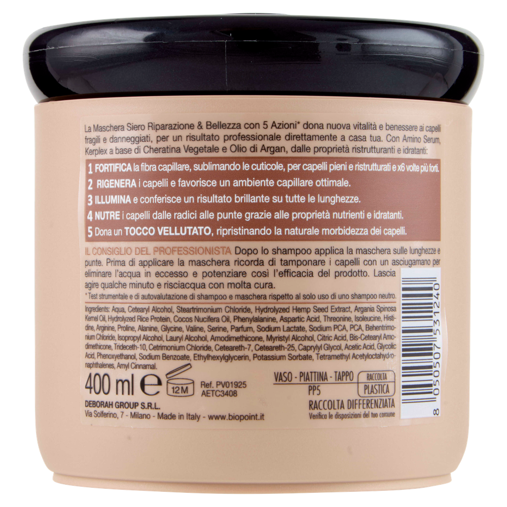 Hair Program Maschera Siero Biopoint Professional - Foto 3