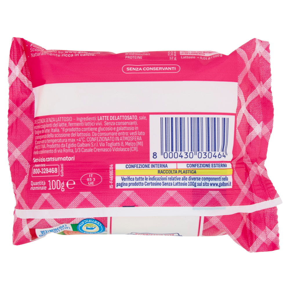 Certosino Galbani Senza Lattosio - Foto 3