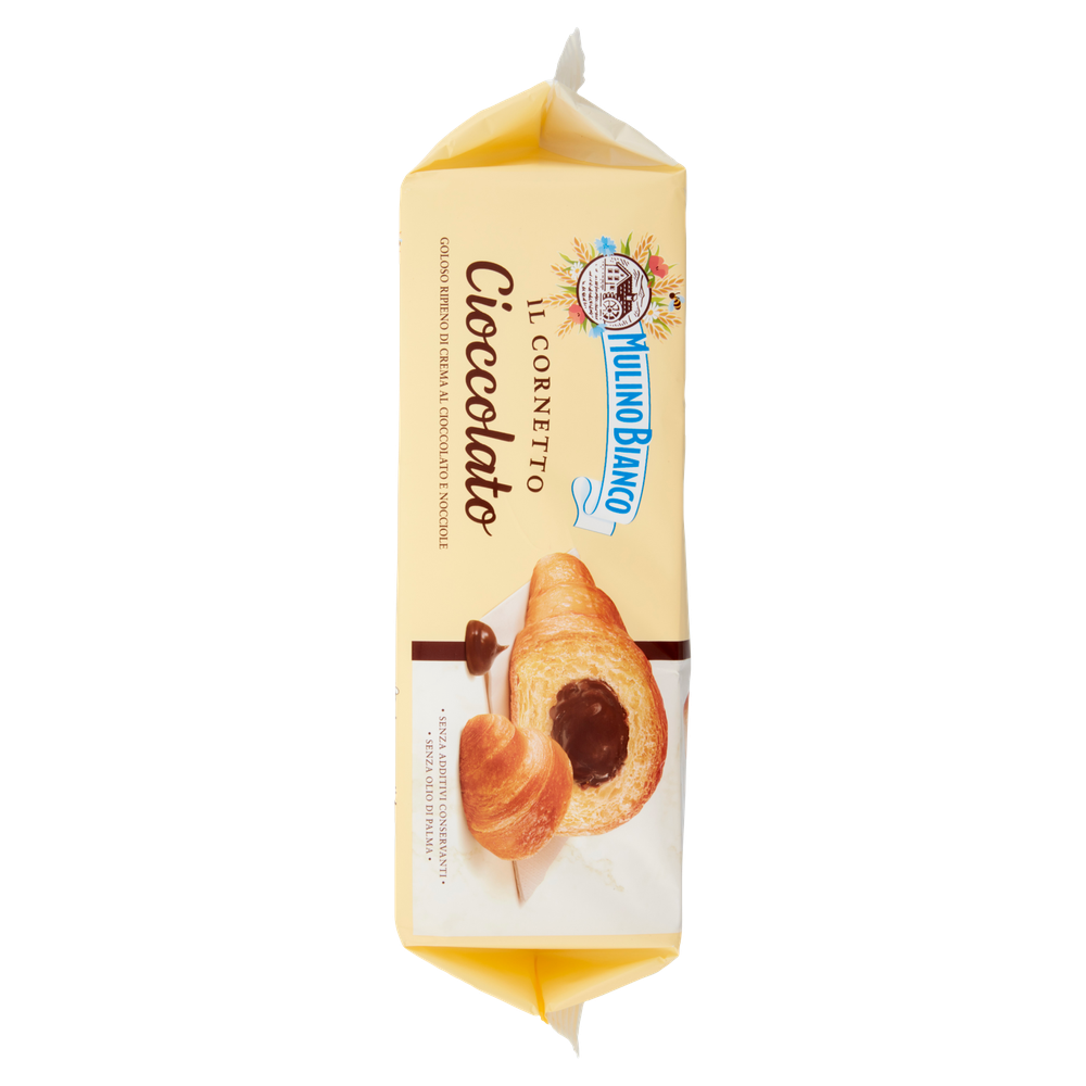 Cornetti Di Pasta Sfoglia Al Cioccolato E Nocciola 6x50g Mulino Bianco - Foto 2
