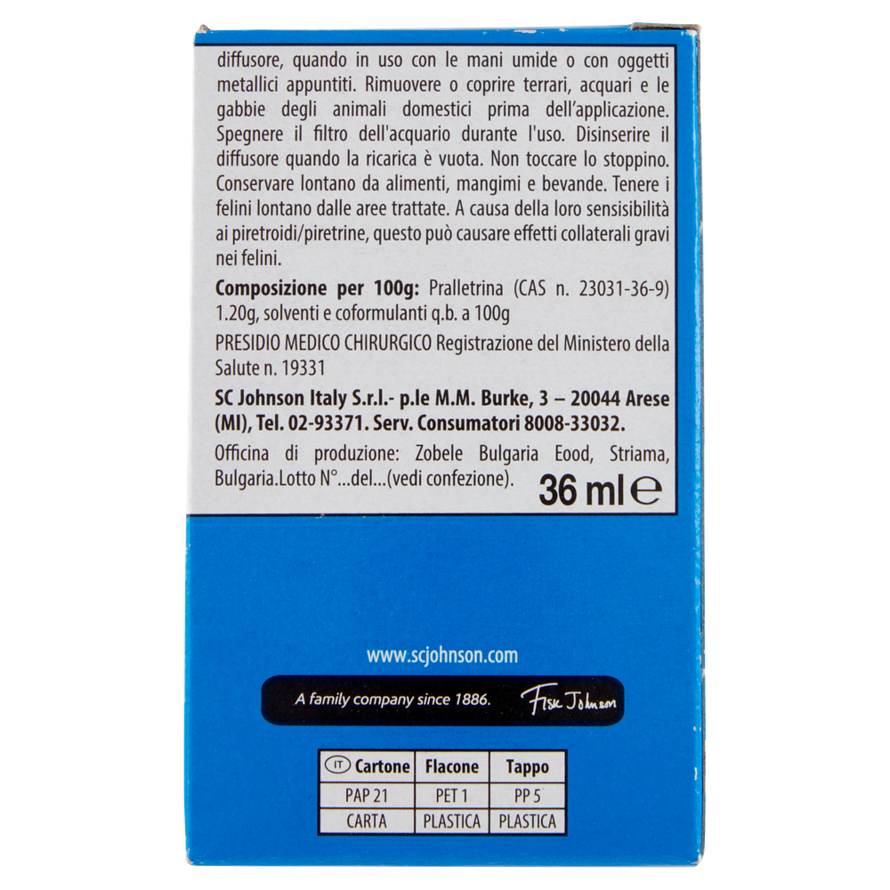 Liquido Antizanzare Elettrico Ricarica 60 Notti Classica Raid - Foto 3