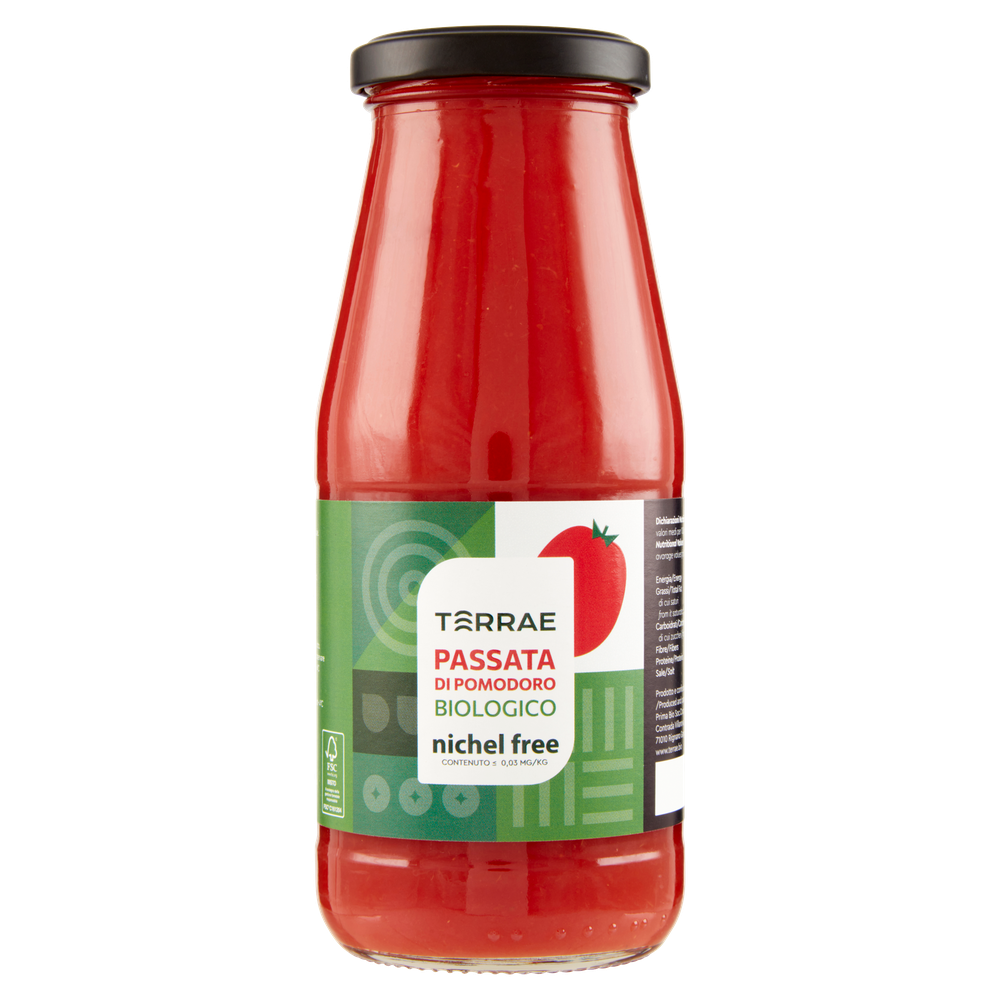 Passata Di Pomodoro Bio Nichel Free Terrae - Foto 1