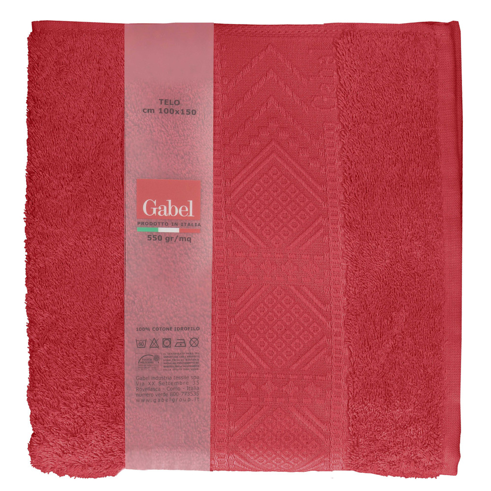 Telo Spugna Cm100x150 Bordeaux Gabel - Foto 1