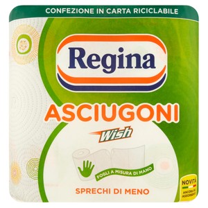 Carta Cucina 2x Rotoli Con Fogli A Misura Di Mano Regina Wish - Foto 1