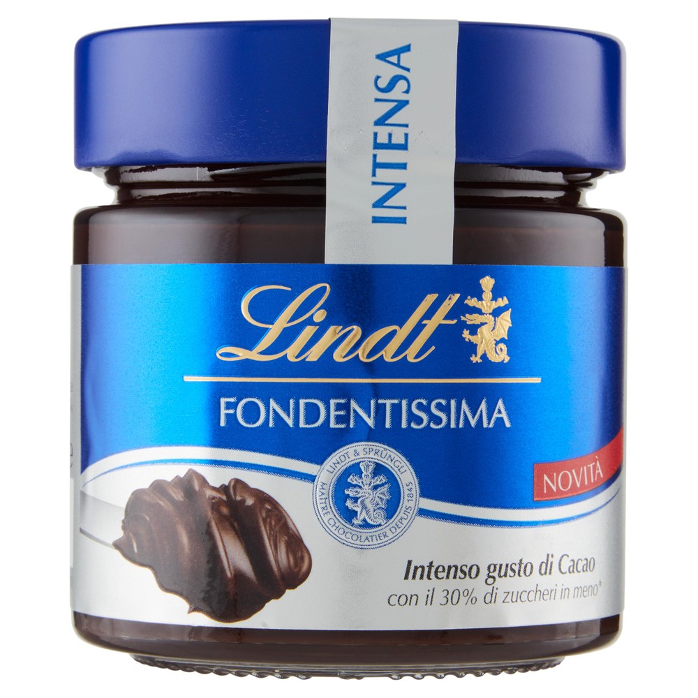 Crema Spalmabile Fondentissima Cioccolato Fondente Lindt - Foto 1