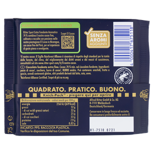 Ritter Sport 74% Extra Fondente Aromatico - Foto 3
