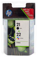 Cartucce Inchiostro Nero / colore 21 + 22 Hp Cartucce Inchiostro Nero / colore 21 + 22 Hp