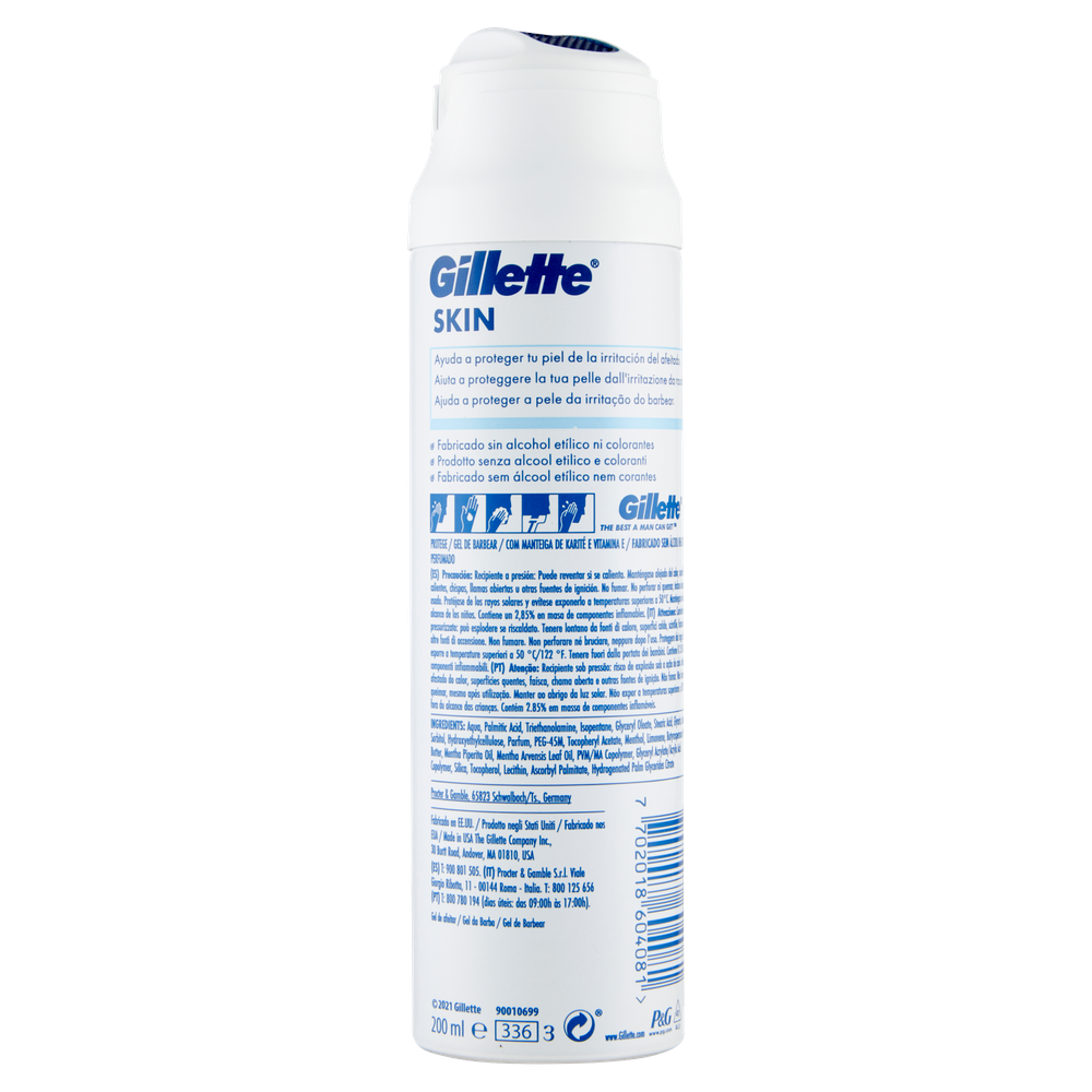 Gel Barba Uomo Skin Gillette - Foto 3