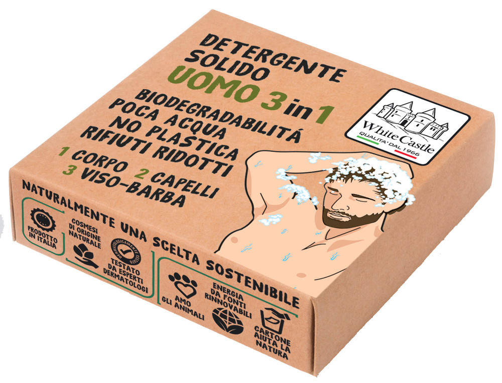 Detergente Uomo 3 In 1 White Castle - Foto 2