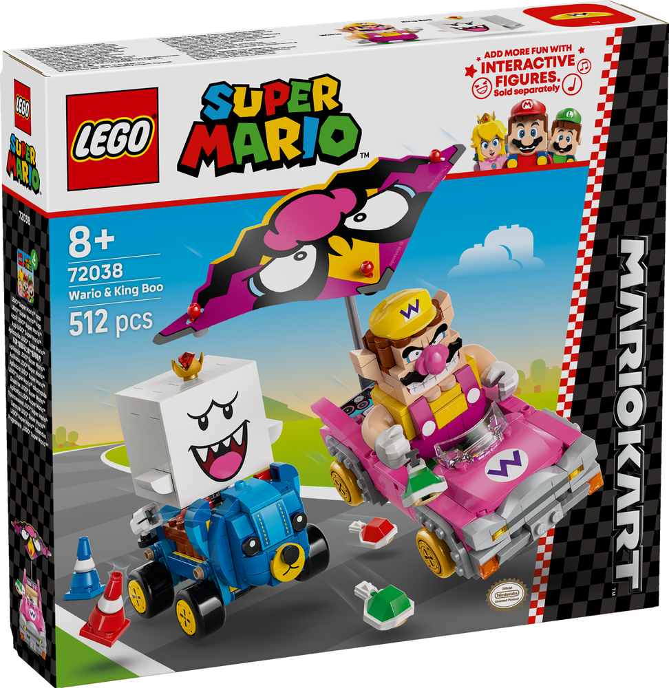 Wario E King Boo Lego Super Mario - Foto 1
