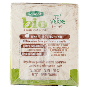 Tè Verde Biologico In Filtri 25x1,75g Bennet Bio - Foto 2