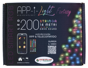 200 Led App I Light Fantasy Smart Rgb Con Telecomando E App 4 Mt - Foto 1