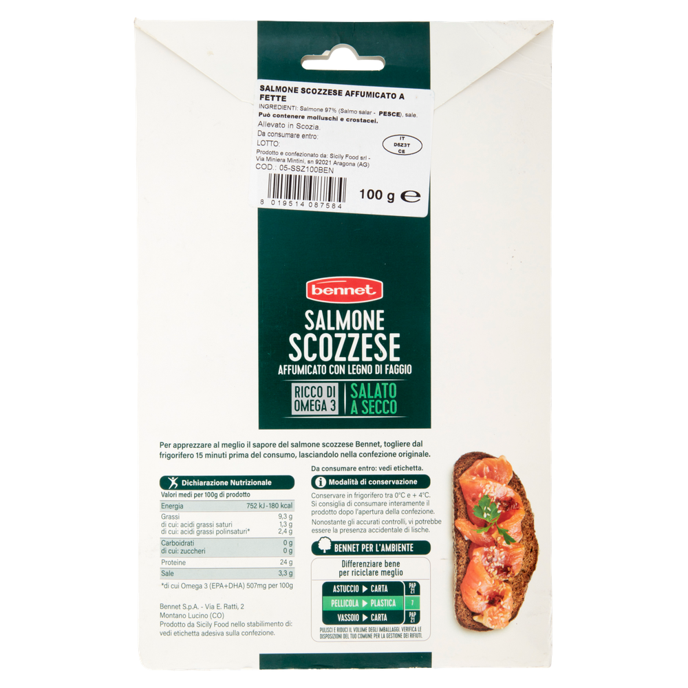 Salmone Scozzese Affumicato Bennet - Foto 3