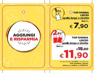 Top Donna Spalla Stretta XL Bianco Delinea - Foto 2