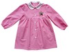 Grembiule Asilo Bambina 5 Anni Vichy Rosa Ricamo Frozen