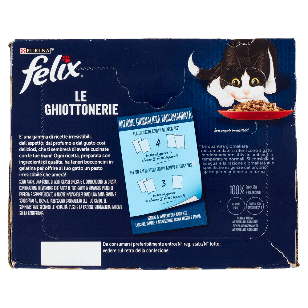Alimento Umido Gatti Ghiottoneria Selezioni Deliziose Felix - Foto 3